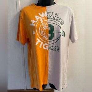 Hawkins Tigers Split T-Shirt size adult, medium unisex, Stranger Things